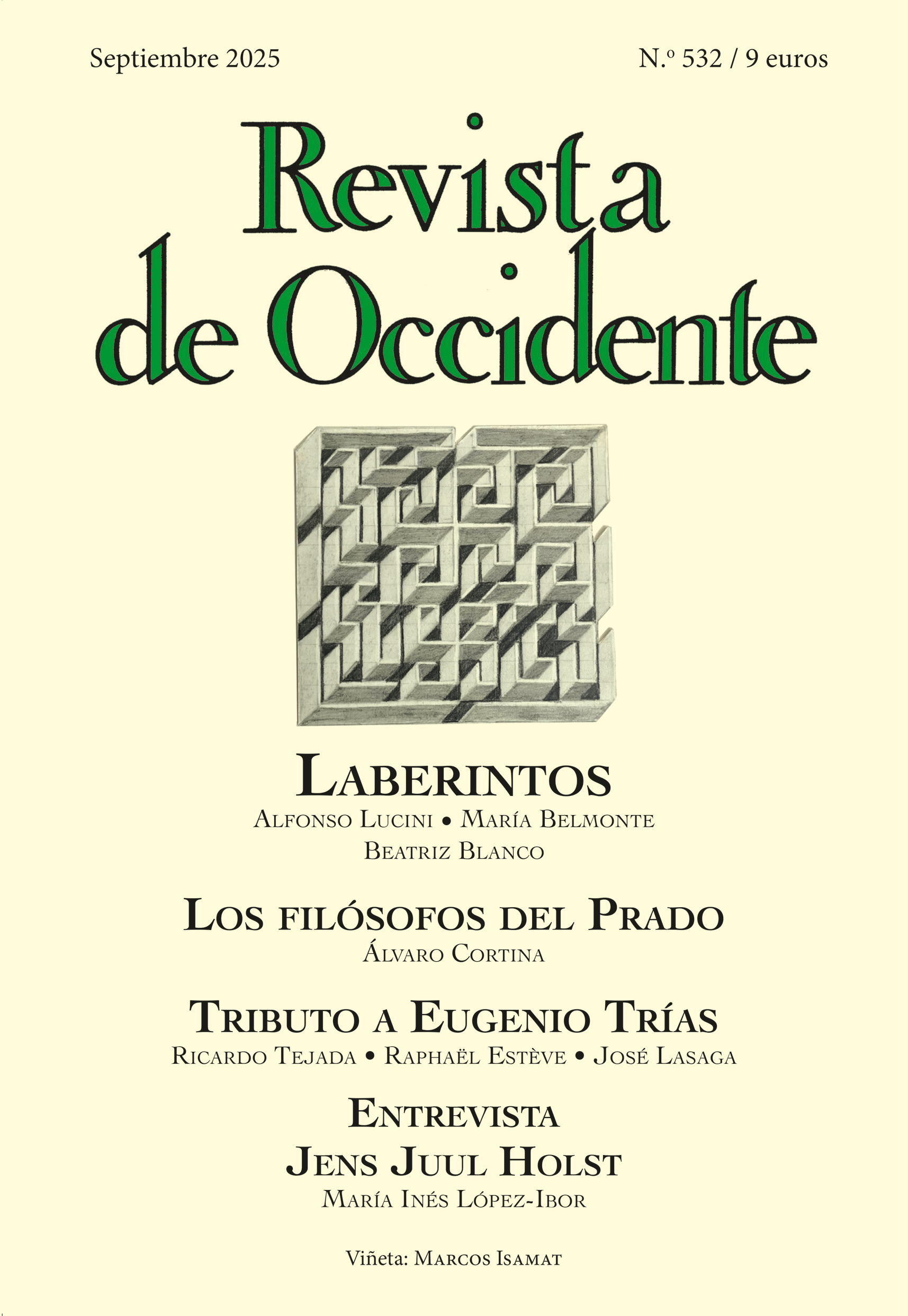 REVISTA DE OCCIDENTE 532: LABERINTOS