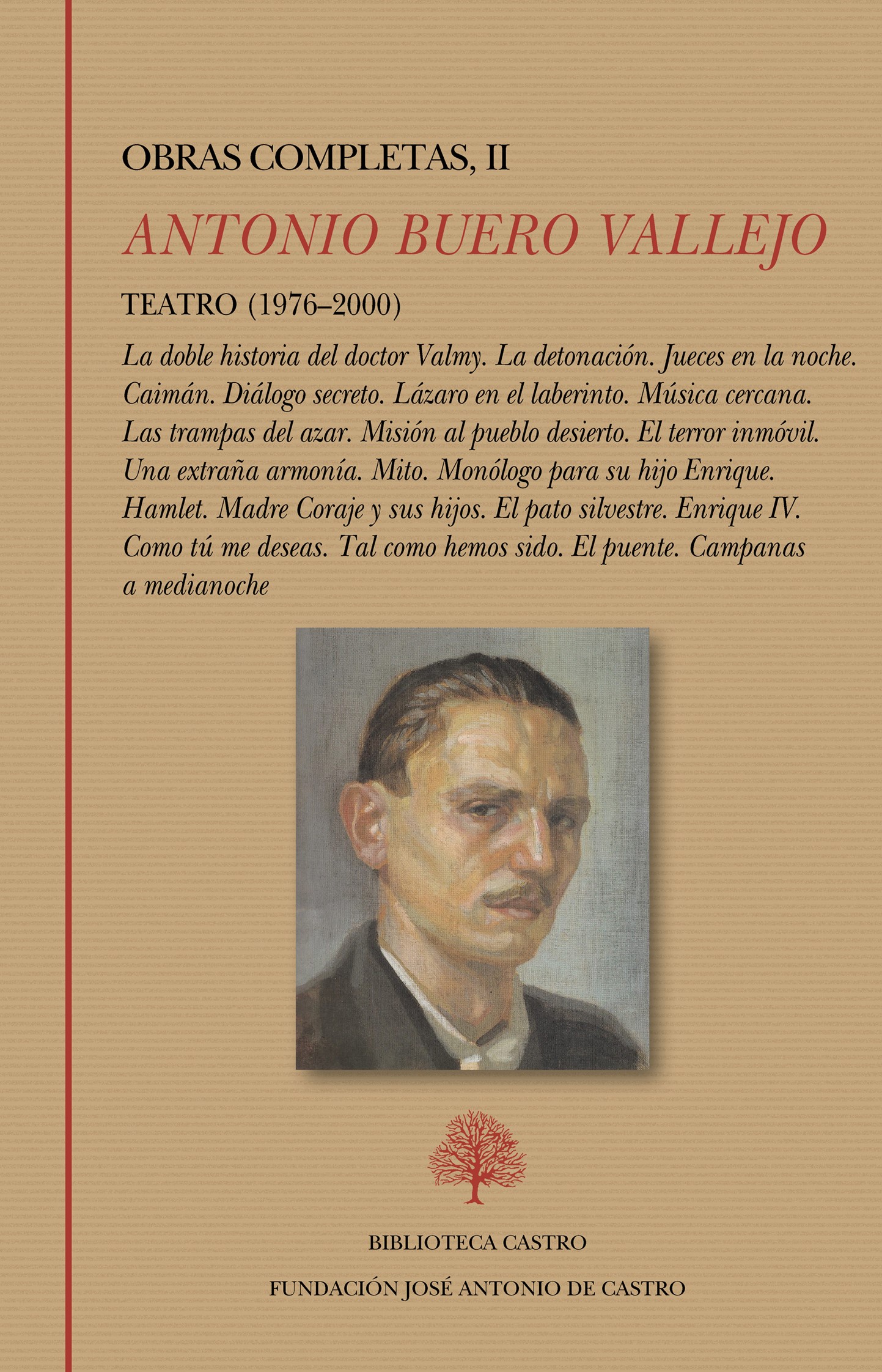 TEATRO (1976-2000):LA DOBLE HISTORIA DEL DOCTOR VALMY.  LA DETONACIÓN. JUECES EN LA NOCHE. CAIMÁN.  DIÁLOGO SECRETO. LÁZARO EN EL LABERINTO. MÚSICA CERCANA.  LAS TRAMPAS DEL AZAR. MISIÓN AL PUEBLO DES